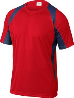 TEE SHIRT BALI ROUGE/GRIS POLYESTER TAILLE XXL